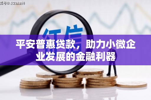 梁河平安普惠贷款，助力小微企业发展的金融利器