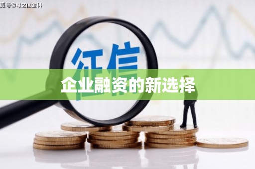 梁河企业融资的新选择