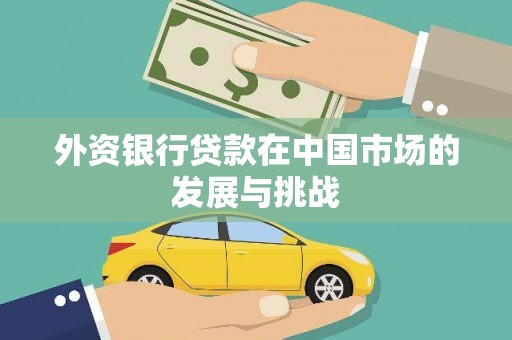 梁河外资银行贷款在中国市场的发展与挑战