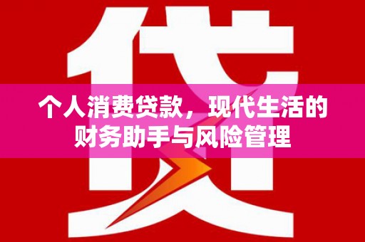 梁河个人消费贷款，现代生活的财务助手与风险管理