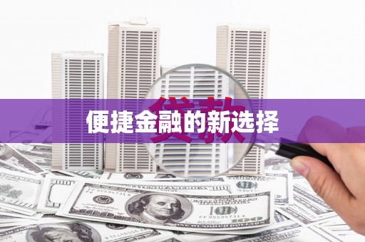 梁河便捷金融的新选择