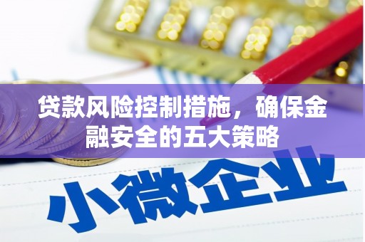 梁河贷款风险控制措施，确保金融安全的五大策略