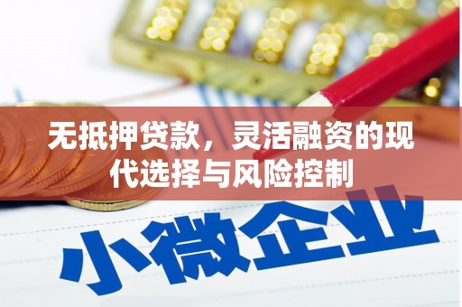 梁河无抵押贷款，灵活融资的现代选择与风险控制