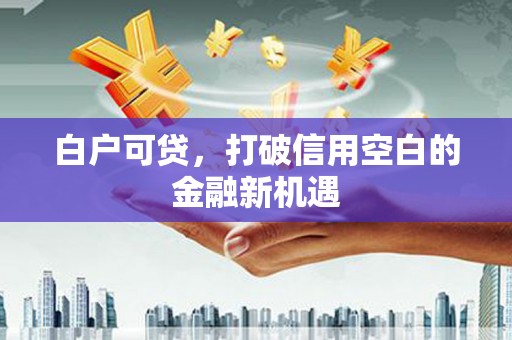 梁河白户可贷，打破信用空白的金融新机遇