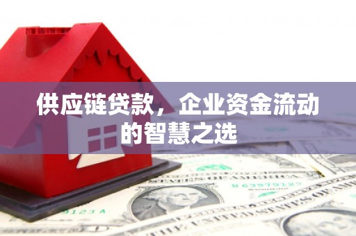梁河供应链贷款，企业资金流动的智慧之选