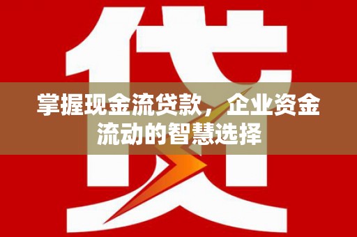 梁河掌握现金流贷款，企业资金流动的智慧选择
