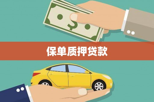 梁河保单质押贷款