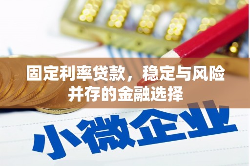 梁河固定利率贷款，稳定与风险并存的金融选择