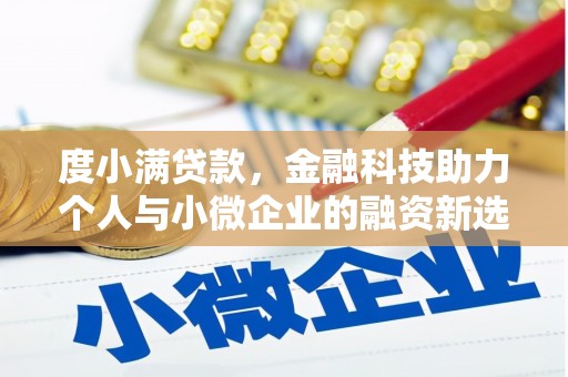 梁河度小满贷款，金融科技助力个人与小微企业的融资新选择