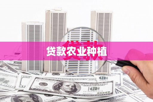 梁河贷款农业种植