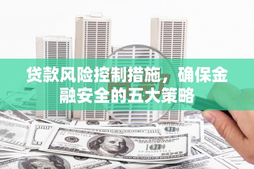 梁河贷款风险控制措施，确保金融安全的五大策略