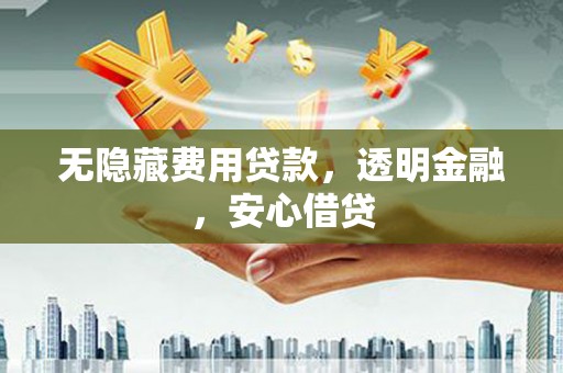 梁河无隐藏费用贷款，透明金融，安心借贷