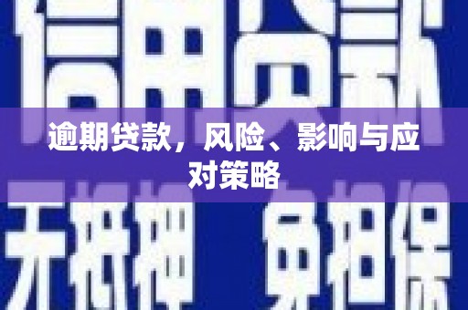 梁河逾期贷款，风险、影响与应对策略