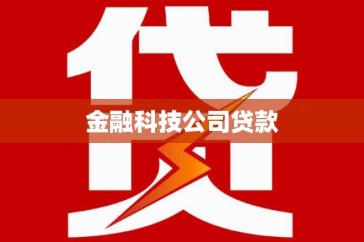 梁河金融科技公司贷款