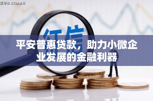 梁河平安普惠贷款，助力小微企业发展的金融利器