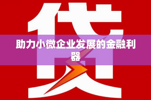 梁河助力小微企业发展的金融利器