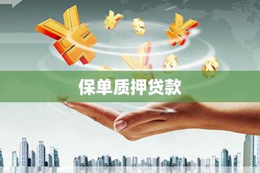 梁河保单质押贷款
